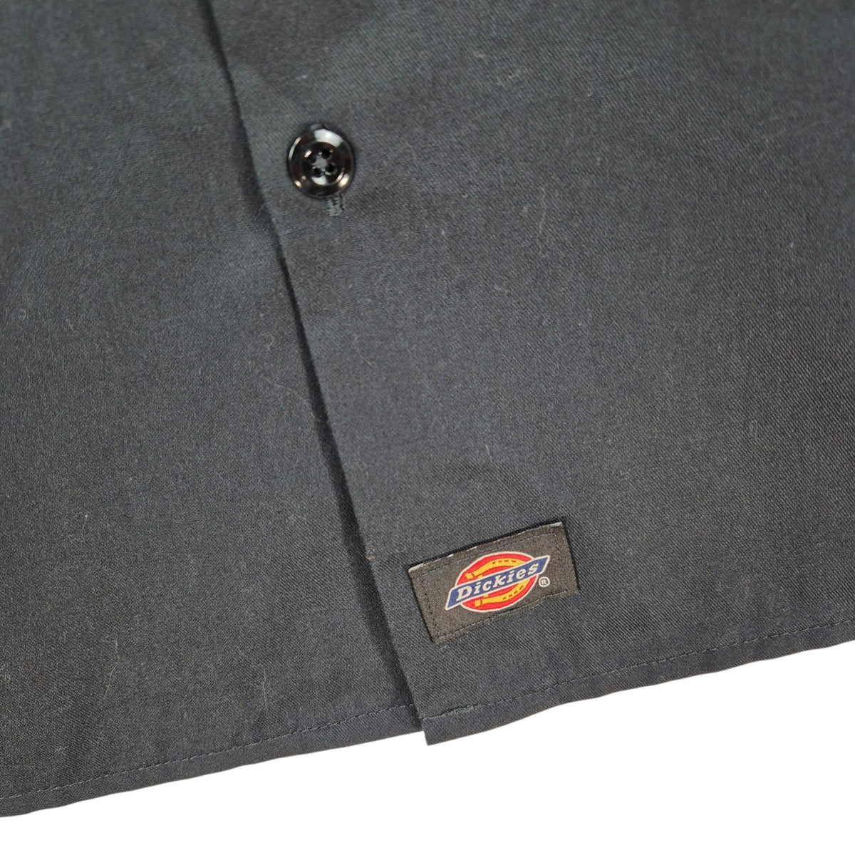 Dickies Black Short Sleeve Button Shirt Size 2XL
