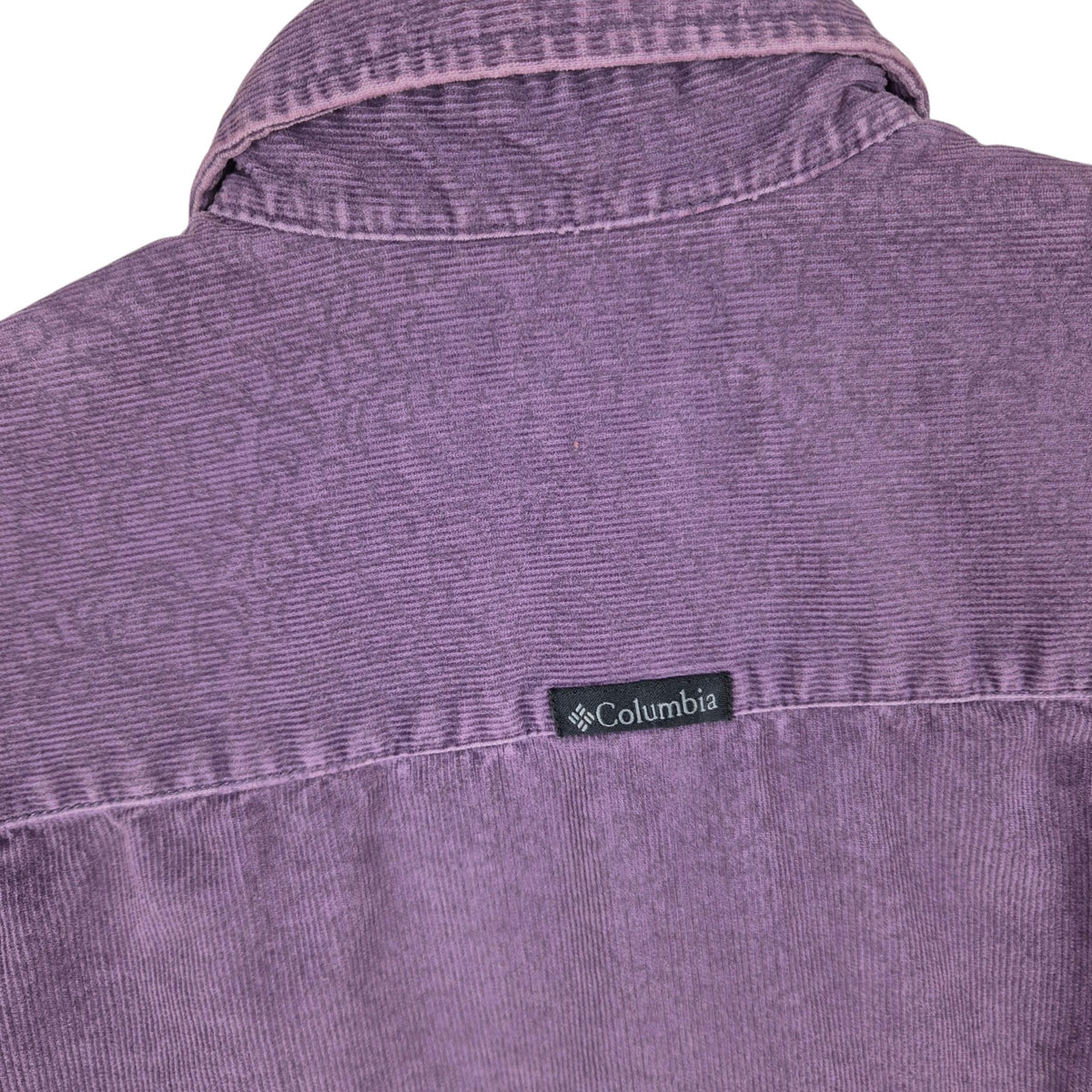 Columbia Purple Corduroy Button Shirt Size M