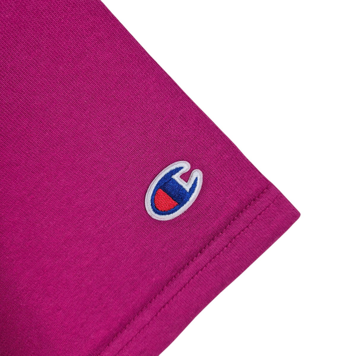 Vintage Champion Magenta Basic Embroidered Tee Shirt Size S