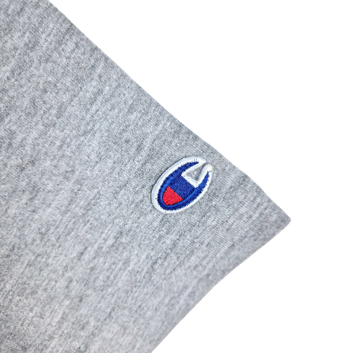 Champion Light Grey Chest Script Tee Shirt Size M