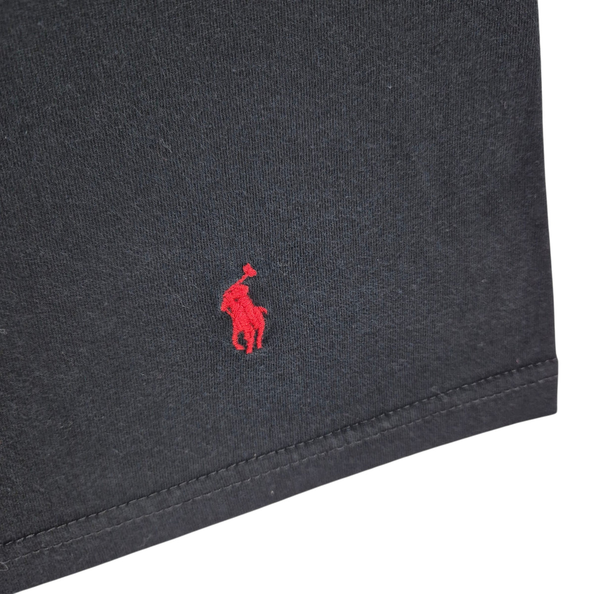 Polo Ralph Lauren Black Basic V Neck Tee Shirt Size M