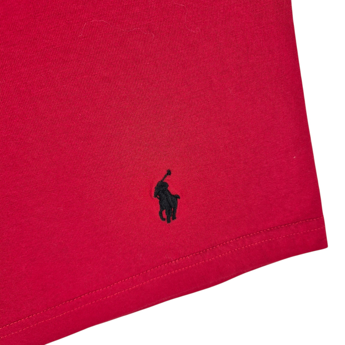 Polo Ralph Lauren Red Basic V Neck Tee Shirt Size XL