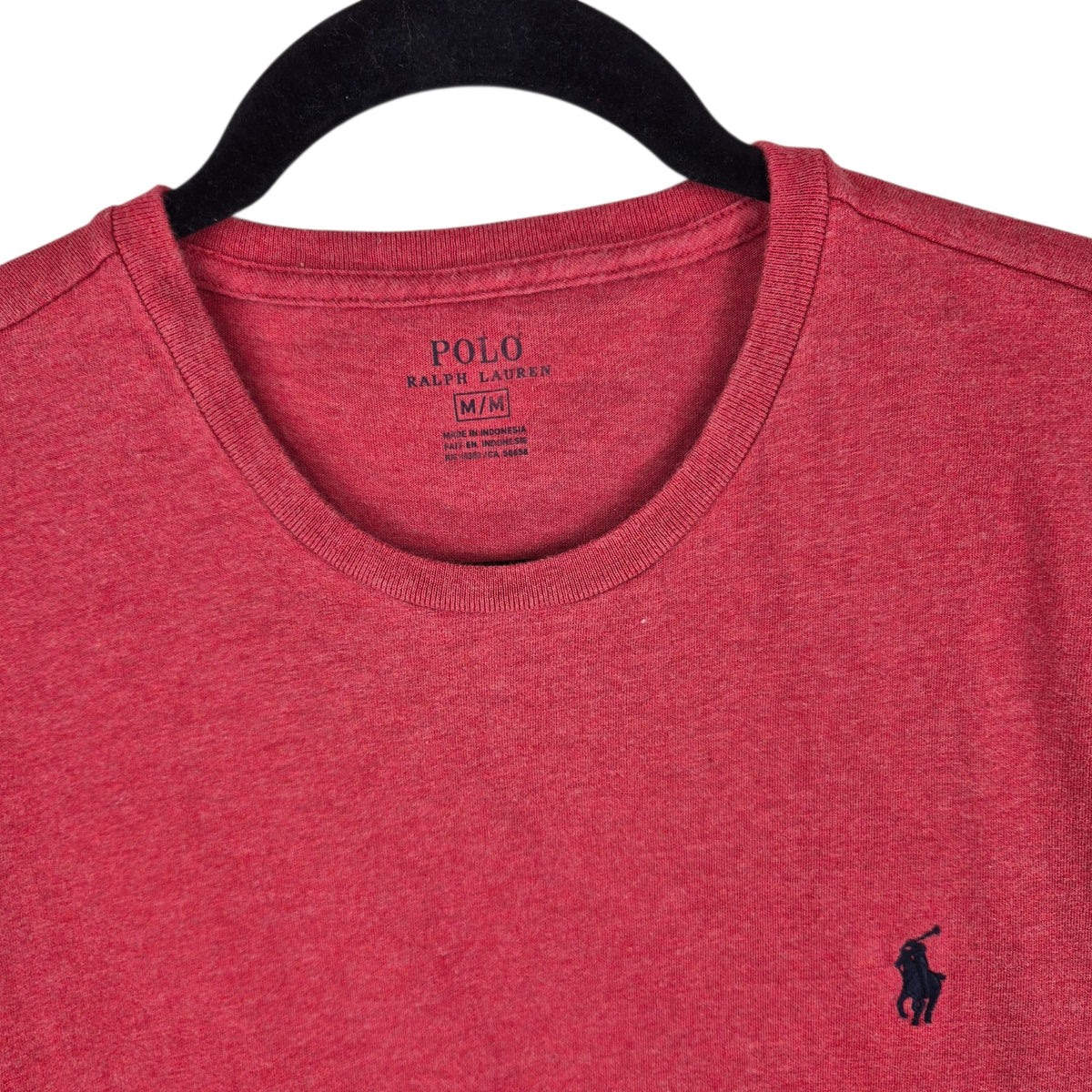 Polo Ralph Lauren Coral Red Basic Long Sleeve Tee Shirt Size M