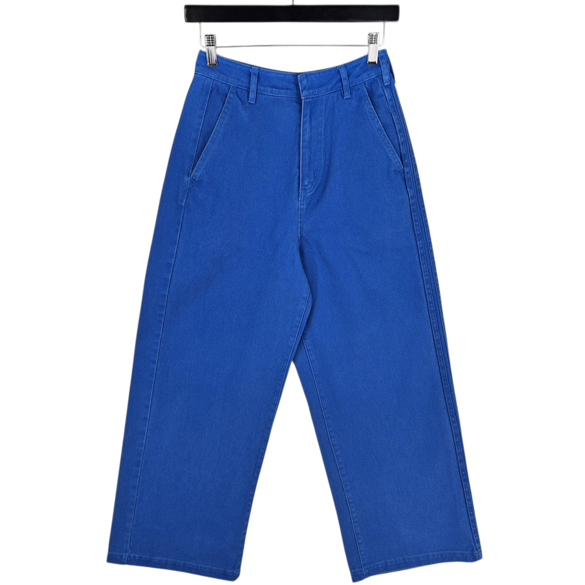 Adidas Ksenia Schnaider Womens Blue Extra Loose Fit Denim W26