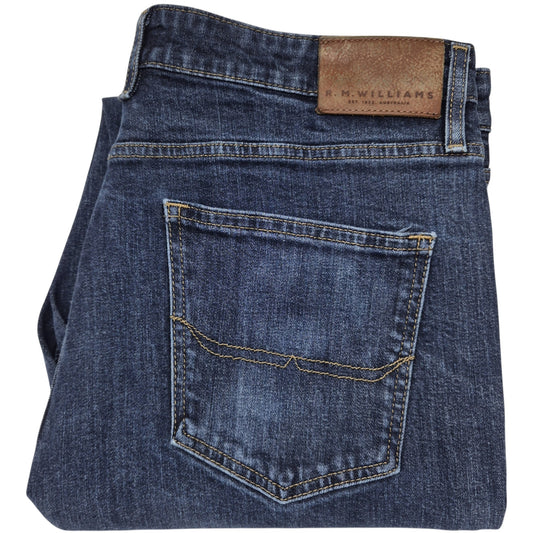 RM Williams Jeans Dark Blue Heavy Denim W37