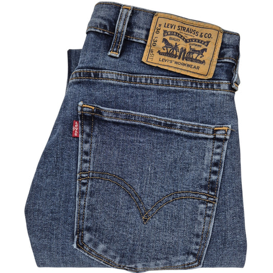 Levis 511 Workwear Jeans Blue Heavy Straight Leg Denim W30