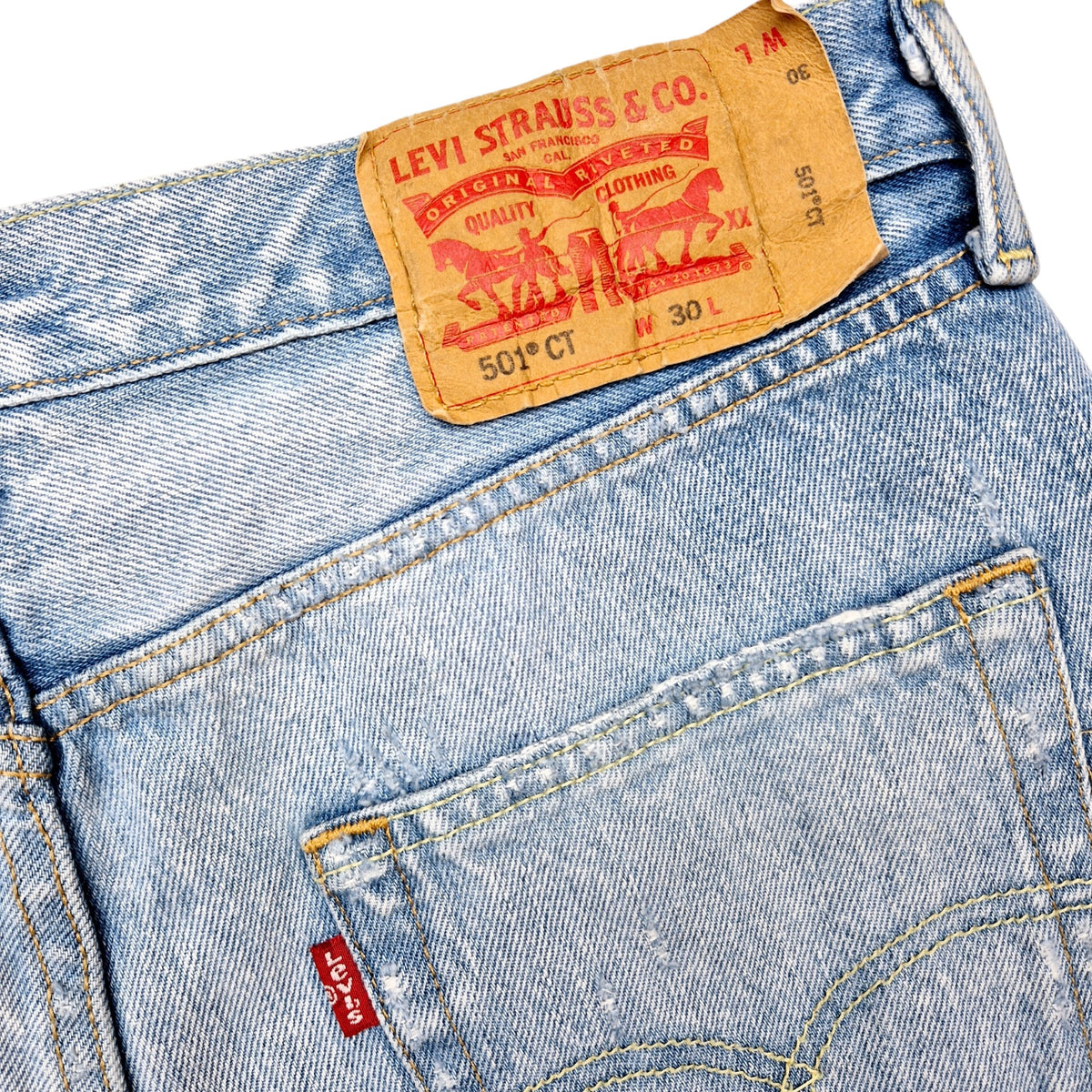 Levis 501 Jeans Blue Denim Shorts W32