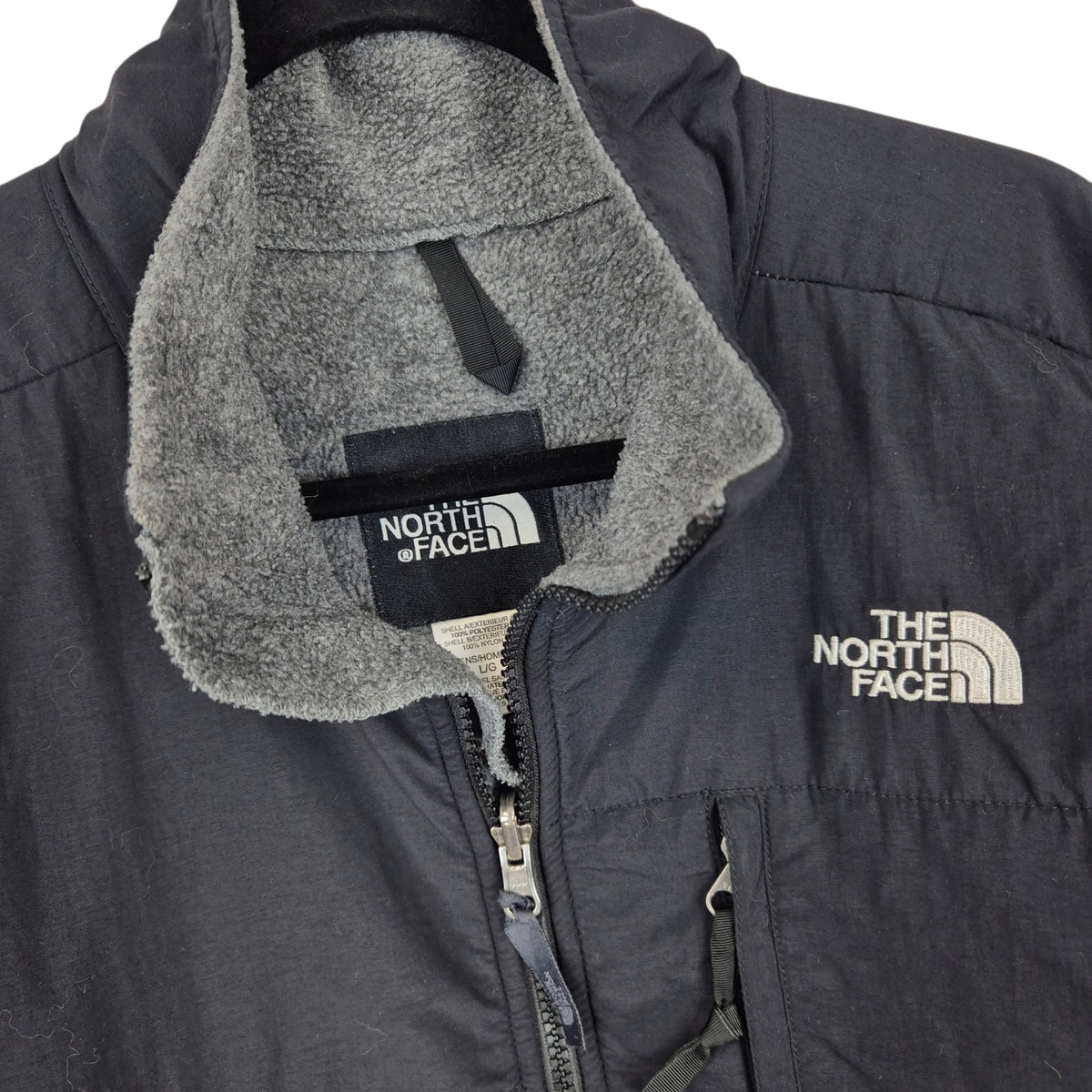 The North Face Grey Fleece Zip Jumper Size L
