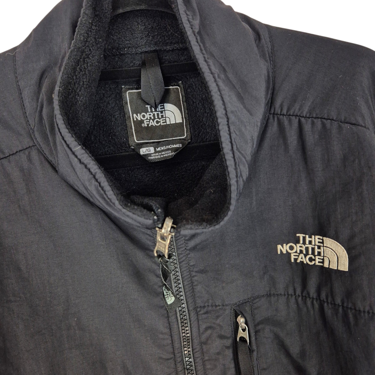 The North Face Black Fleece Zip Jumper Size L