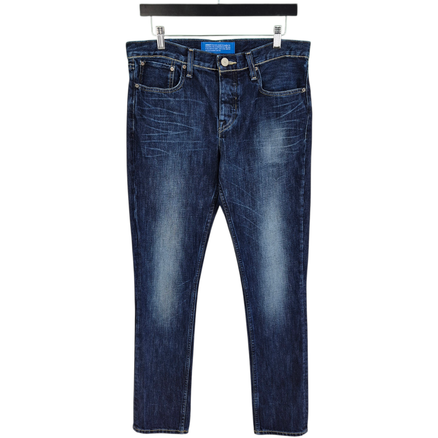 Adidas Jeans Dark Blue Skinny Denim W34