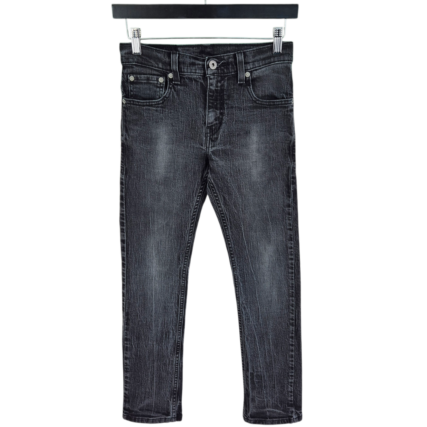 Vintage Levis 511 Jeans Womens Dark Grey Denim W26