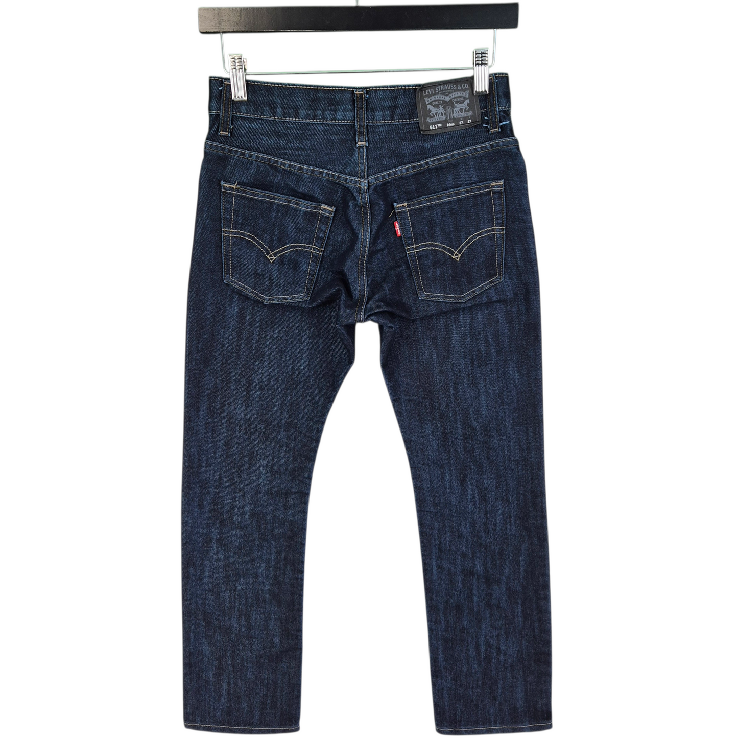 Levis 511 Jeans Womens Dark Blue Slim Fit Denim W27