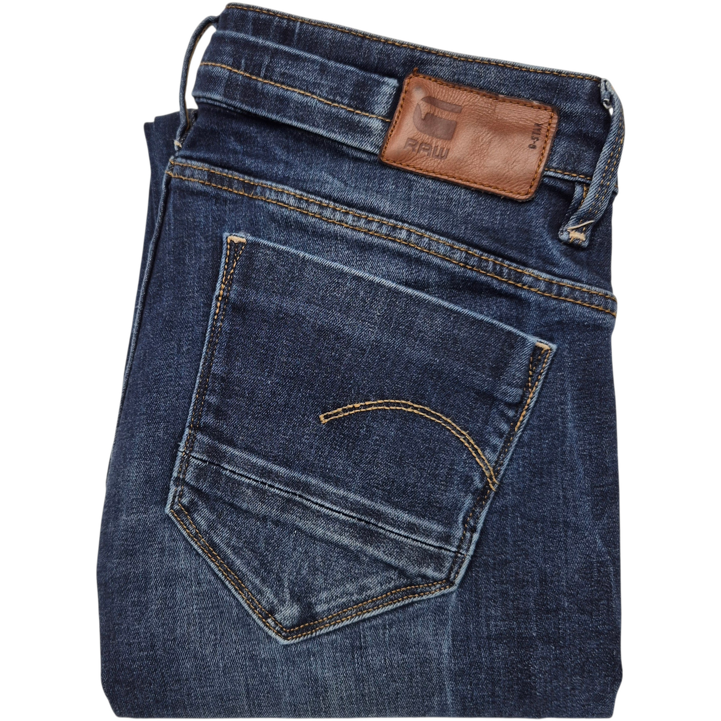 G Star Raw Jeans Womens Dark Blue Slim Stretch Denim W27