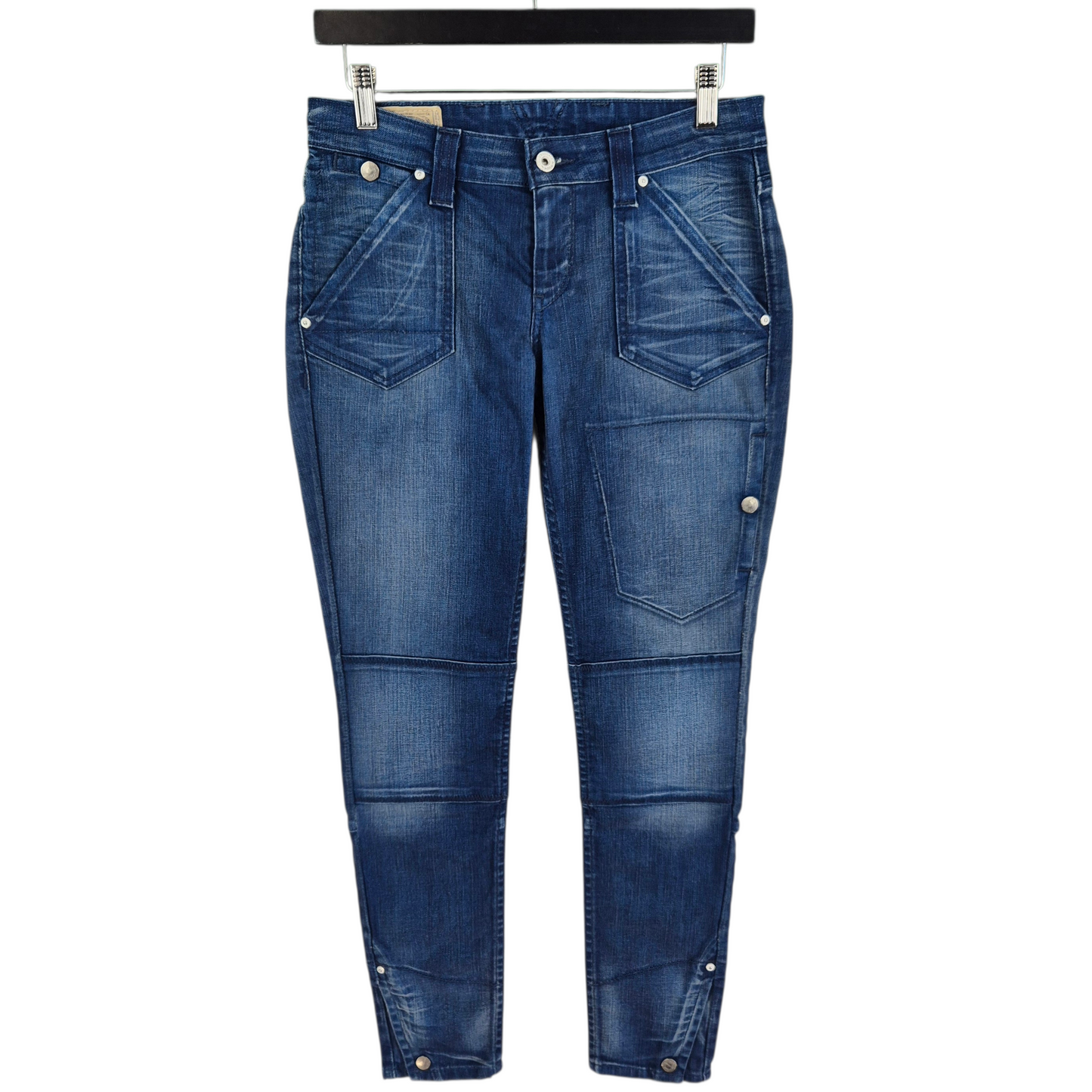 Levis Jeans Womens Blue Skinny Cargo Denim W28