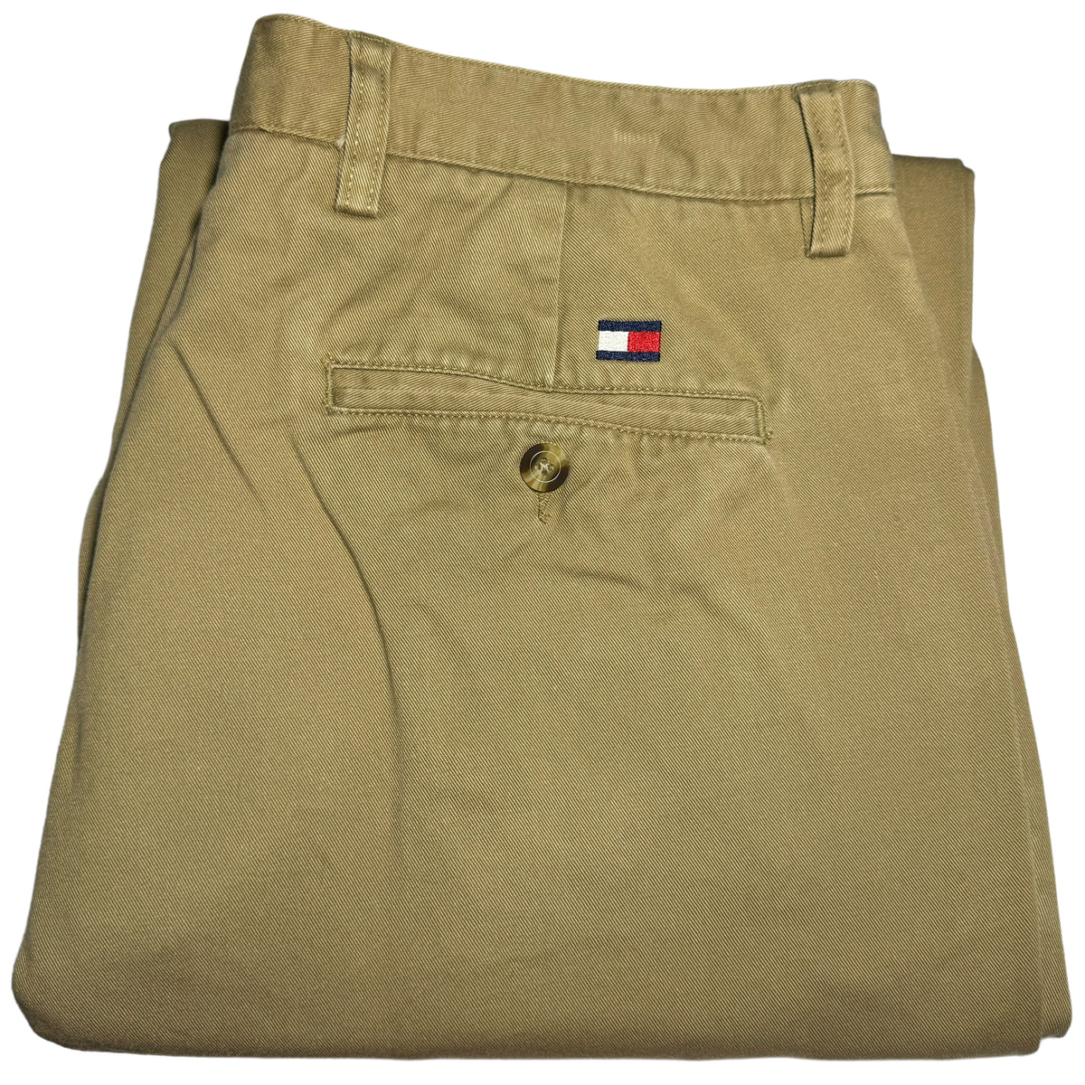 Vintage Tommy Hilfiger 90's Light Brown Tapered Leg Chino Pants W35