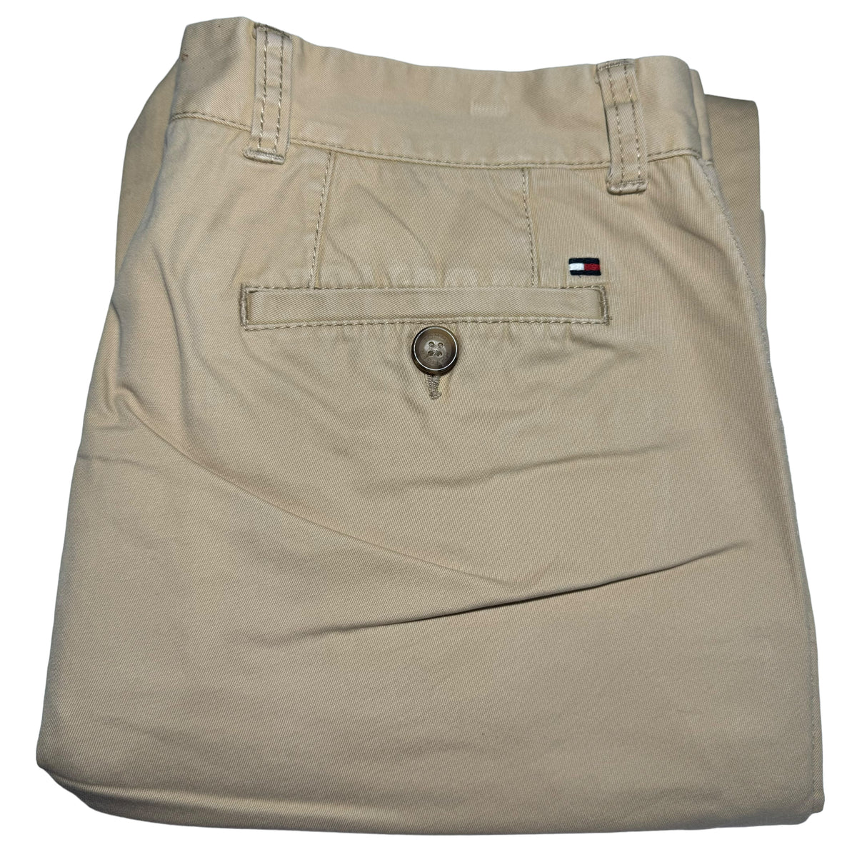 Tommy Hilfiger Light Brown Regular Straight Leg Chino Pants W32