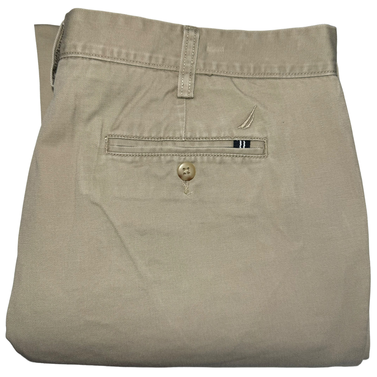 Nautica Light Brown Classic Fit Chino Pants W36