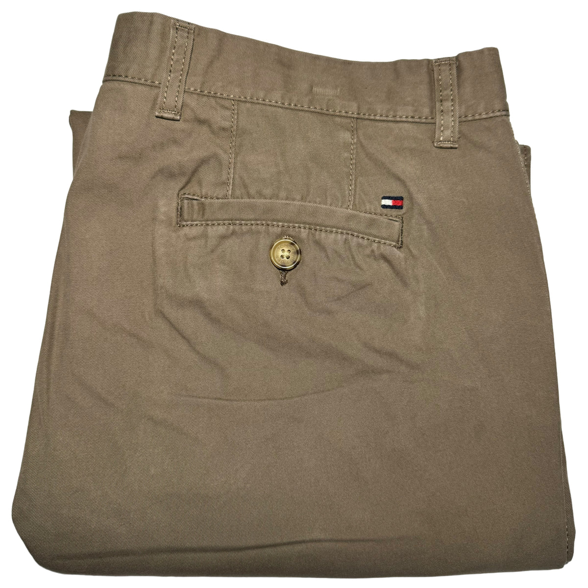 Tommy Hilfiger Brown Regular Straight Leg Chino Pants W36