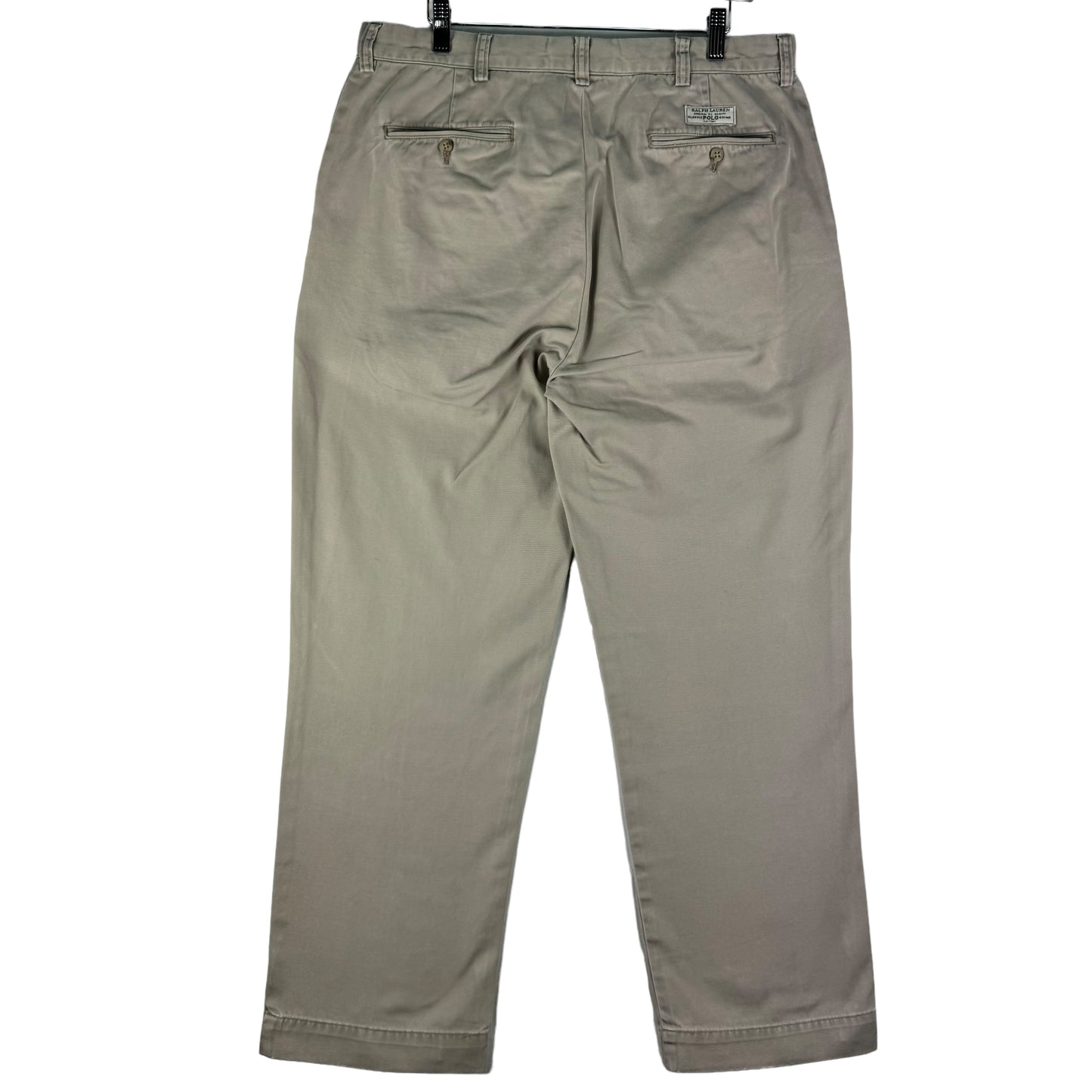 Vintage Polo Ralph Lauren 90's Light Brown Chino Pants W35
