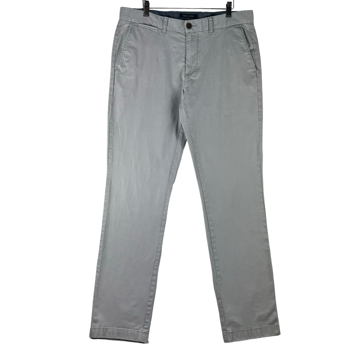 Tommy Hilfiger Light Grey Tailored Fit Chino Pants W35
