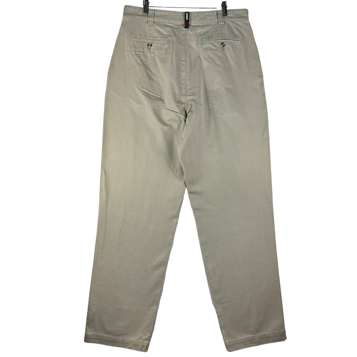 Vintage Tommy Hilfiger 90's Light Brown Loose Tapered Chino Pants W36
