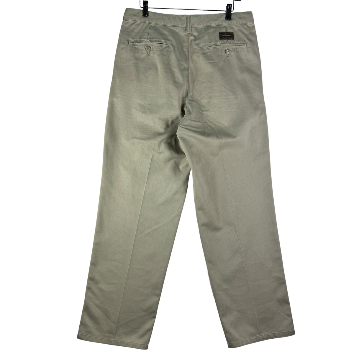 Vintage Calvin Klein Khakis 90's Light Brown Chino Pants W33