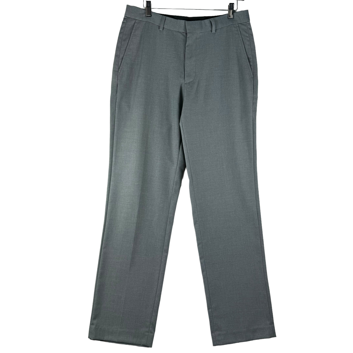 Calvin Klein Grey Polyester Rayon Formal Trousers W31