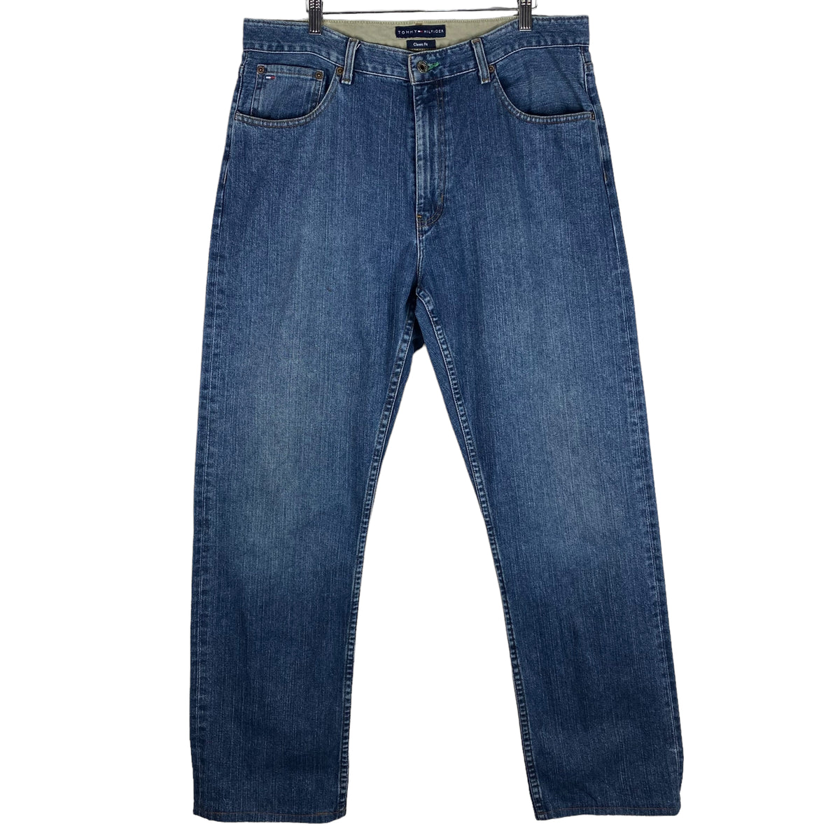 Vintage Tommy Hilfiger Jeans 2000's Blue Classic Straight Leg Denim Bottoms W36