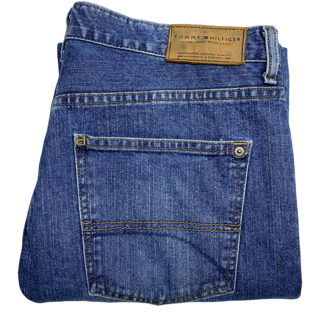 Vintage Tommy Hilfiger Jeans 2000's Blue Classic Straight Leg Denim Bottoms W36