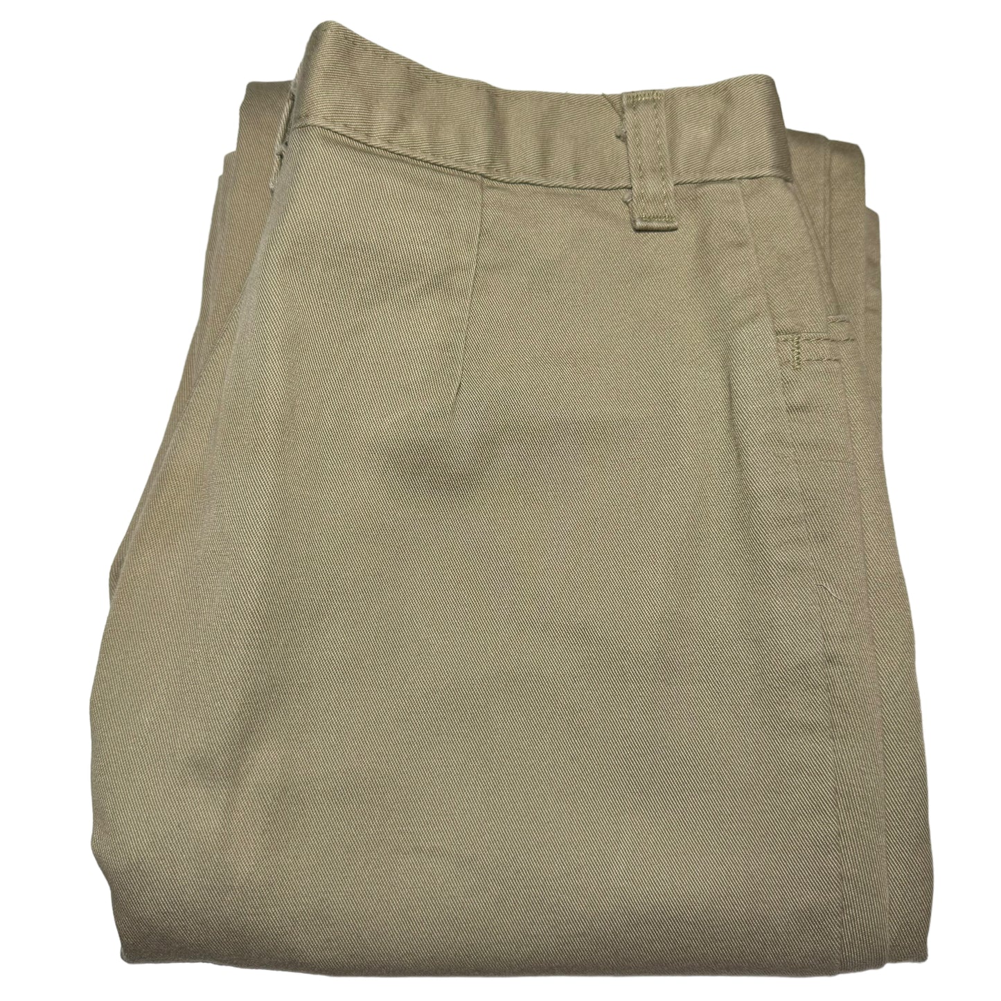 Vintage Dickies 90's Womens Light Brown Bootcut Chino Pants W25