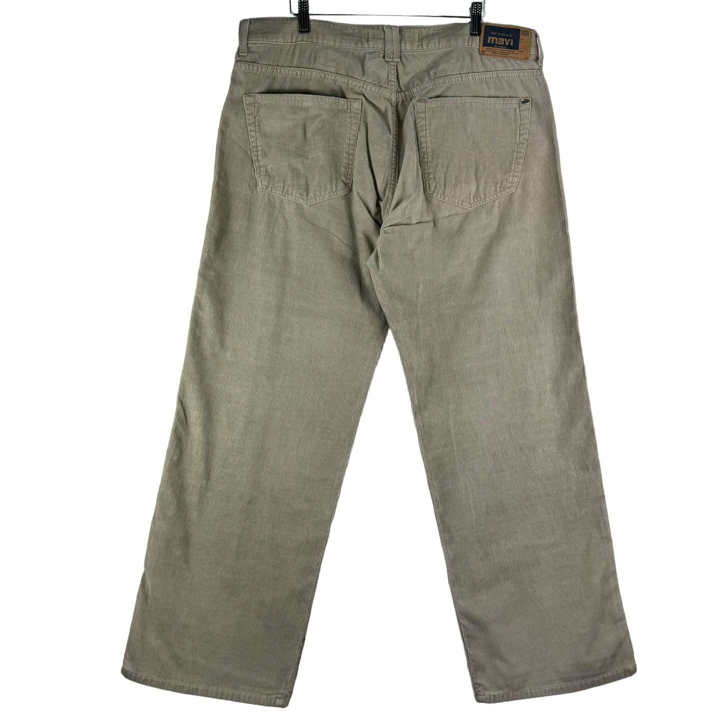 Mavi Jeans Light Brown Regular Straight Leg Corduroy Denim Jeans W37