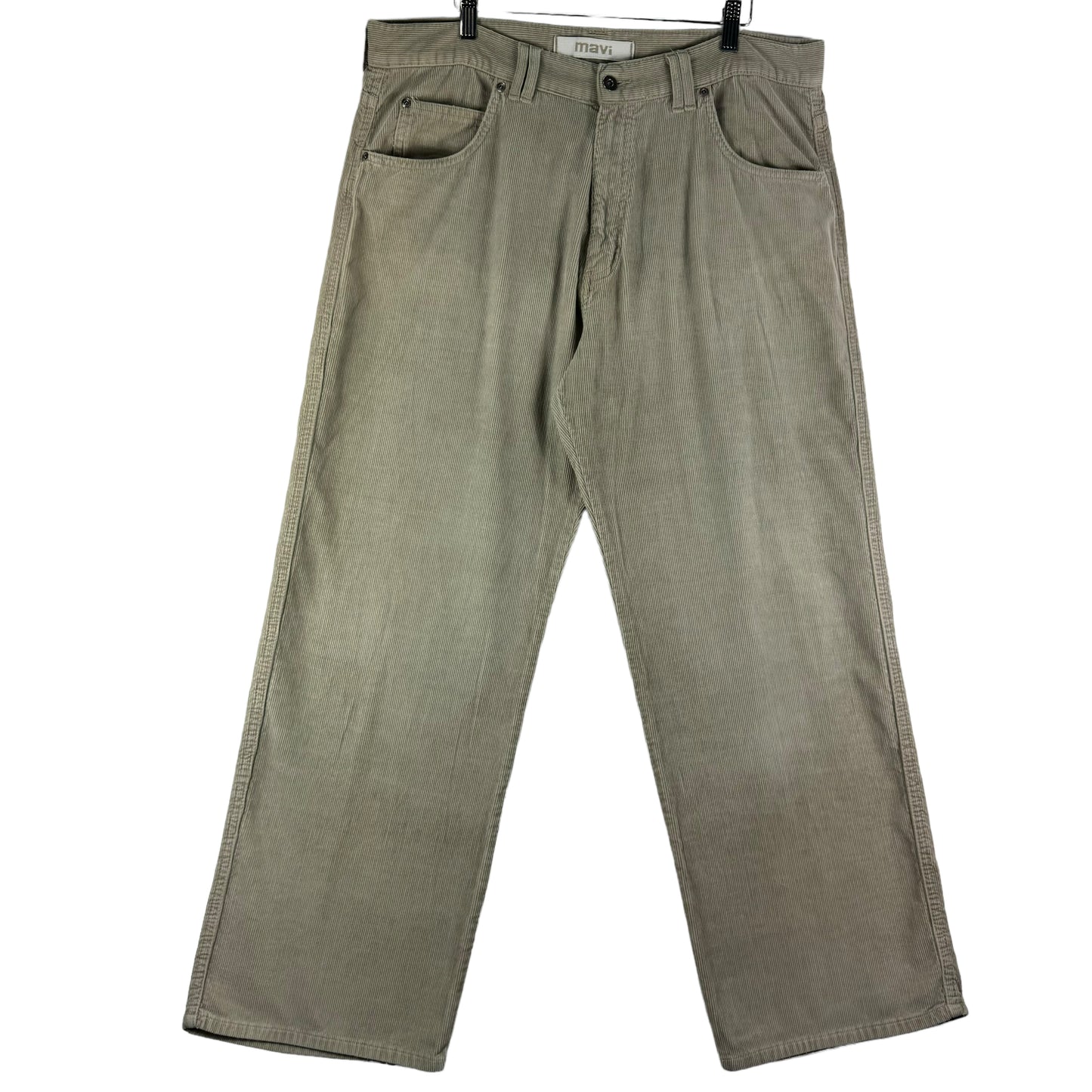 Mavi Jeans Light Brown Regular Straight Leg Corduroy Denim Jeans W37