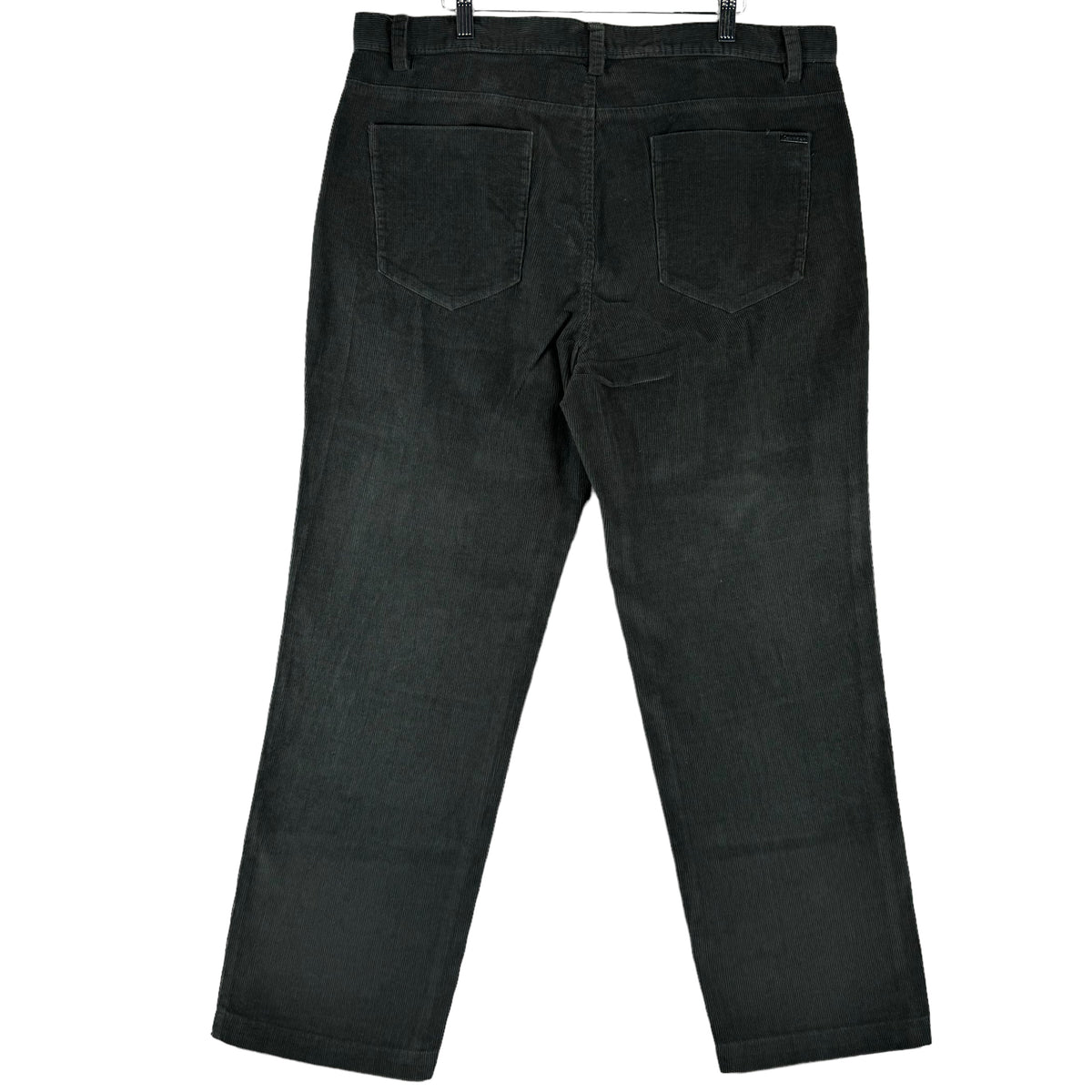 Calvin Klein Dark Grey Tapered Leg Corduroy Pants W38