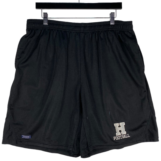 Pro Celebrity H Football Black Sport Shorts Size L