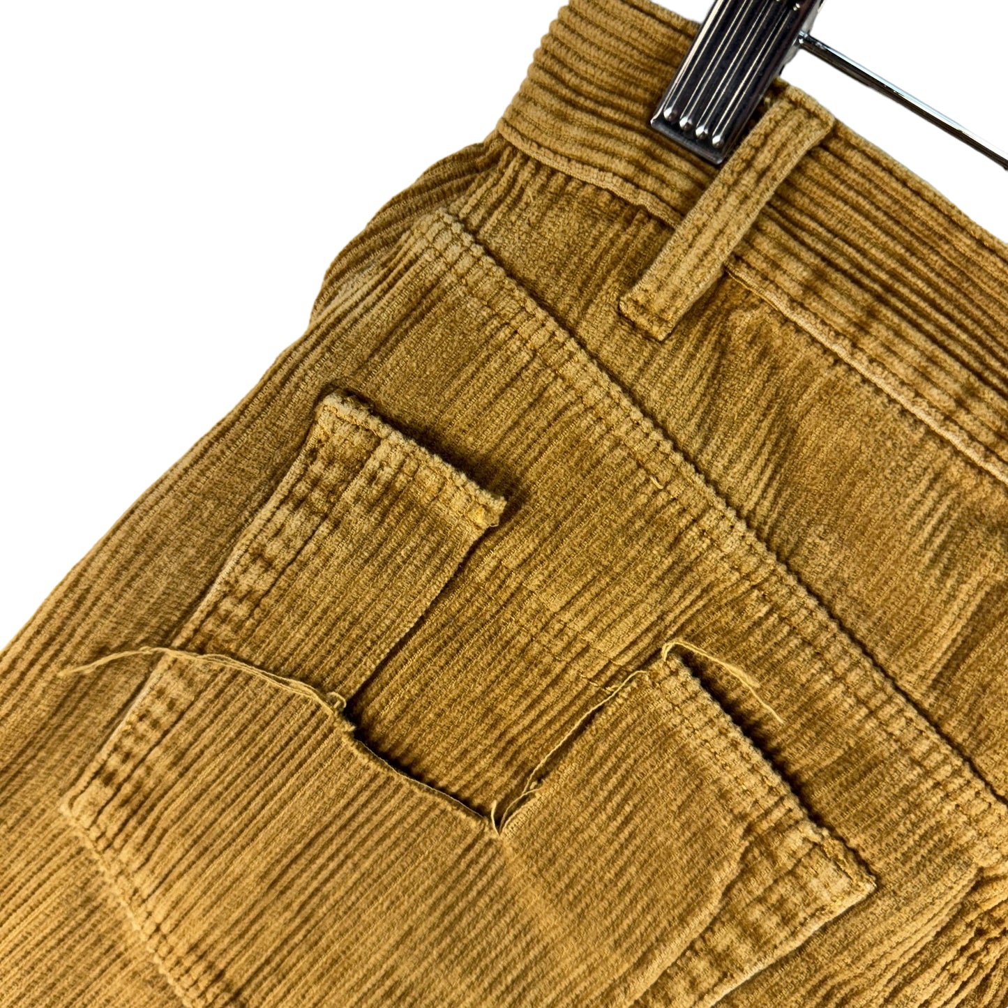 Monki Brown High Waist Loose Fit Corduroy Pants W26