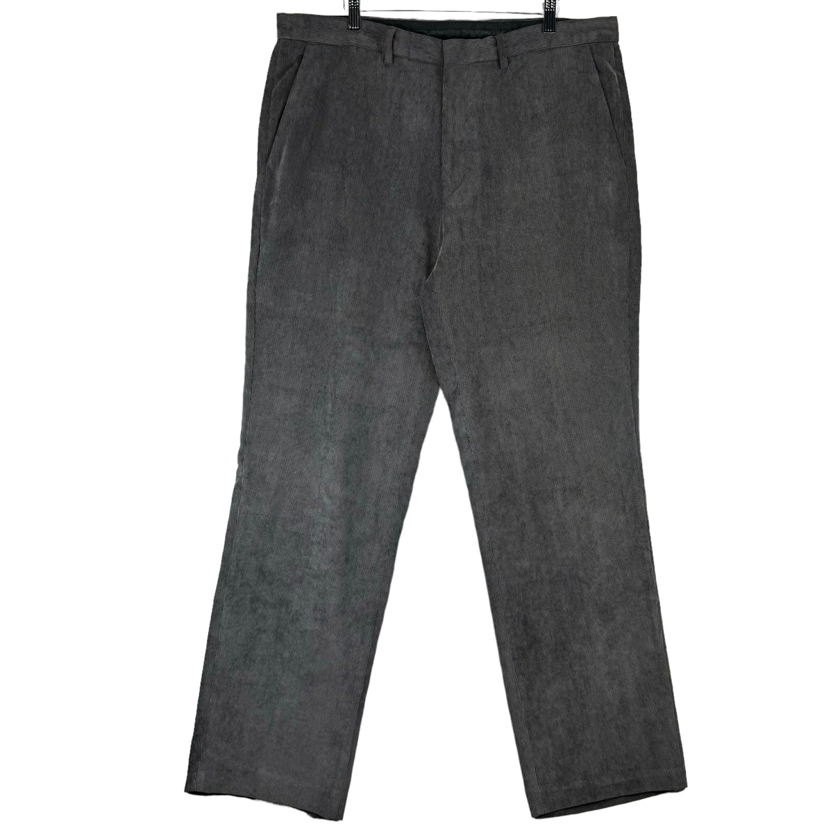 Calvin Klein Grey Regular Straight Leg Corduroy Pants W38