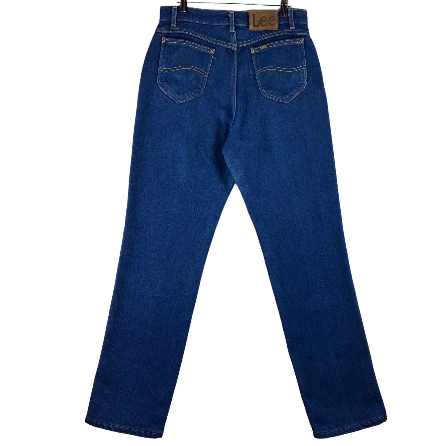Vintage Lee Jeans 80's Womens Dark Blue USA Made Denim Bottoms W30
