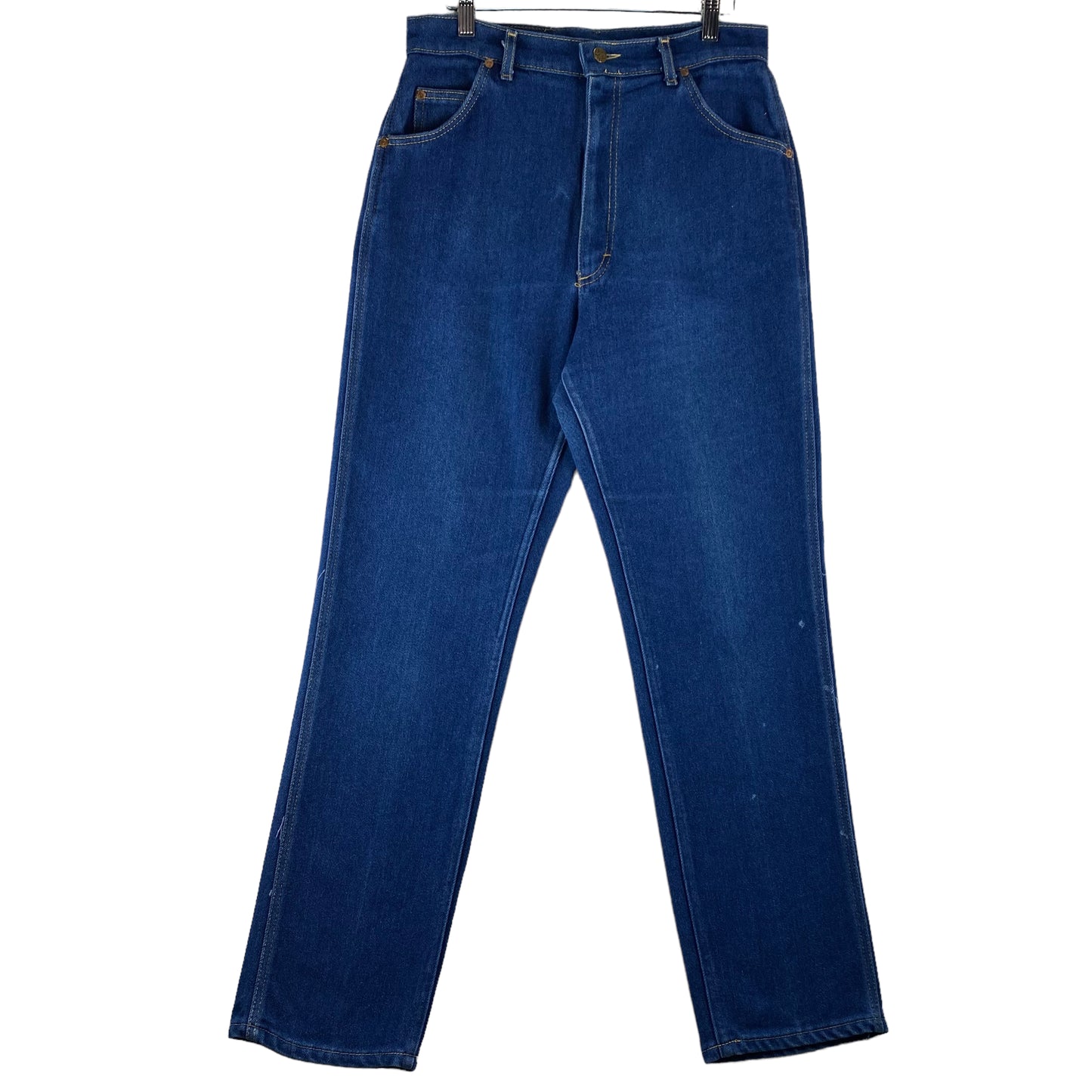 Vintage Lee Jeans 80's Womens Dark Blue USA Made Denim Bottoms W30