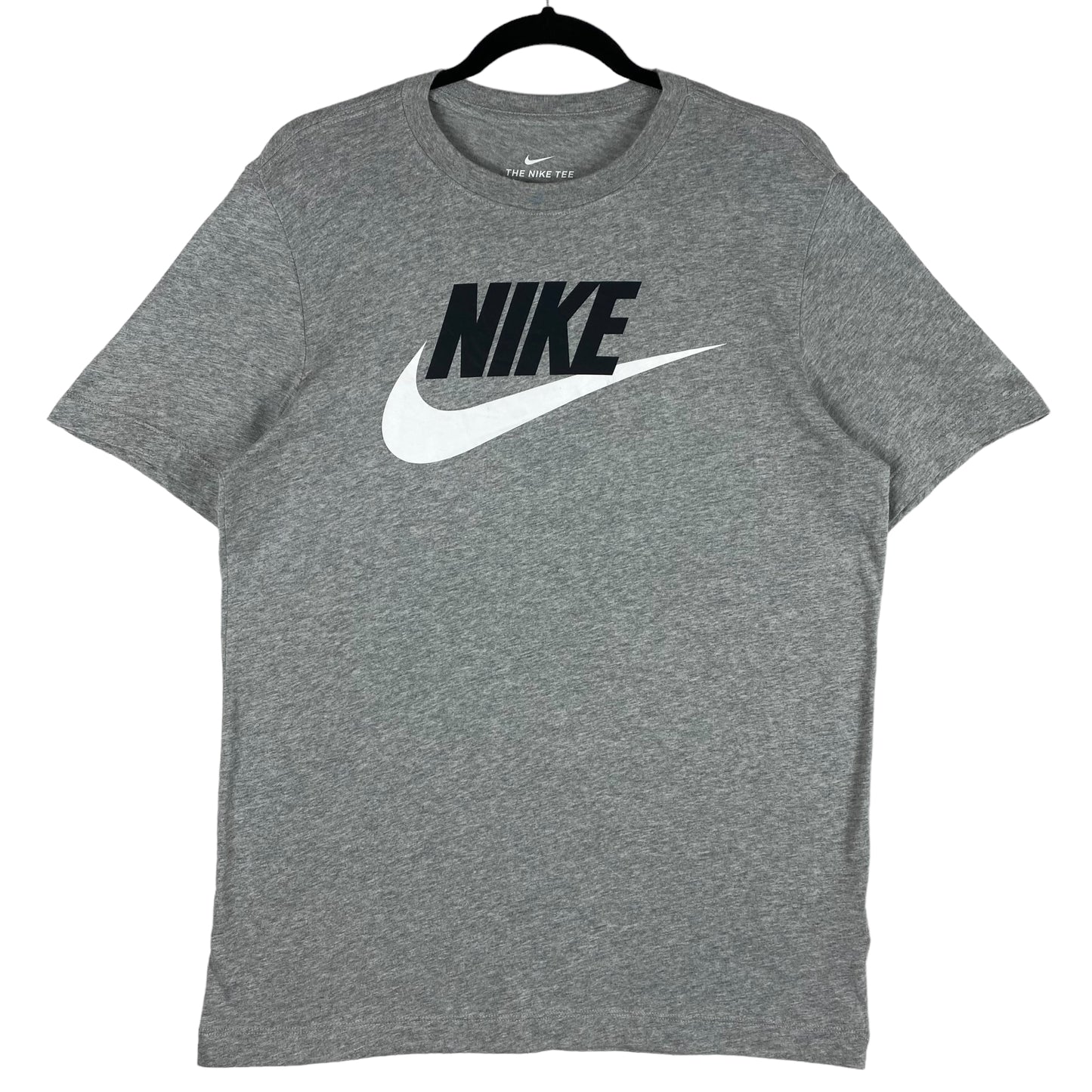 Nike Grey Monogram Cotton Tee Shirt Size S