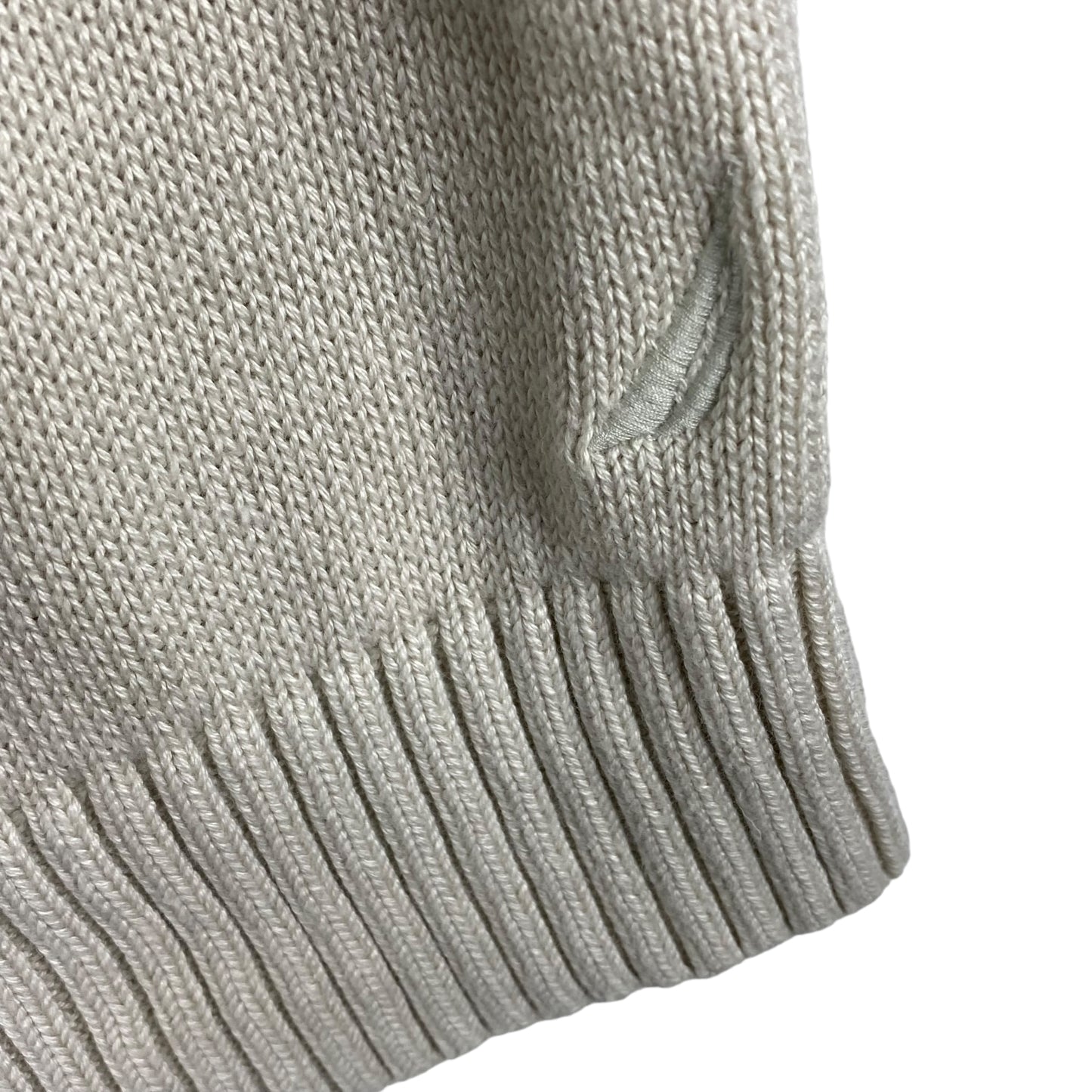 Nautica Cream White Knit Sweater Size XL