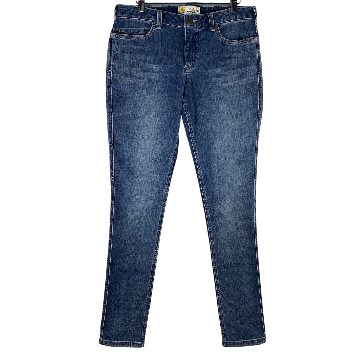 Carhartt Jeans Womens Dark Blue Skinny Fit Stretch Denim Bottoms W32