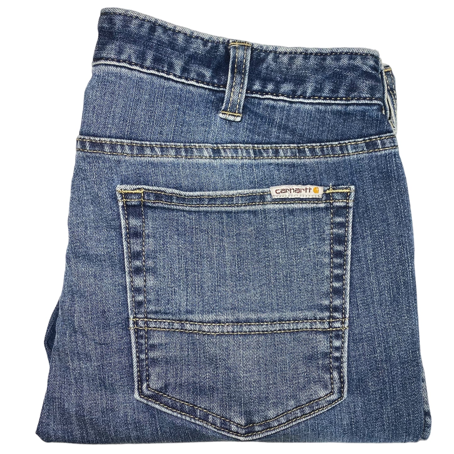 Carhartt Jeans Womens Dark Blue Skinny Fit Stretch Denim Bottoms W32