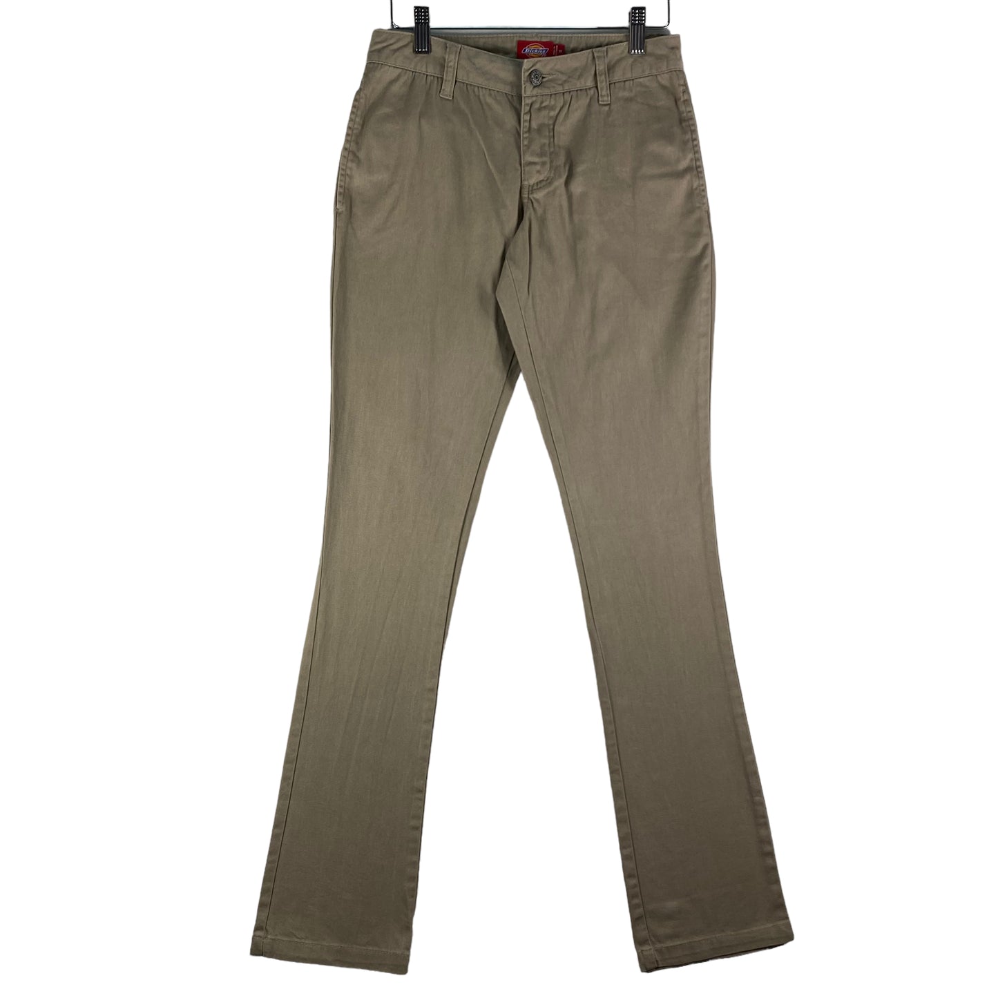 Dickies Womens Light Brown Skinny Bootcut Chino Pants W27