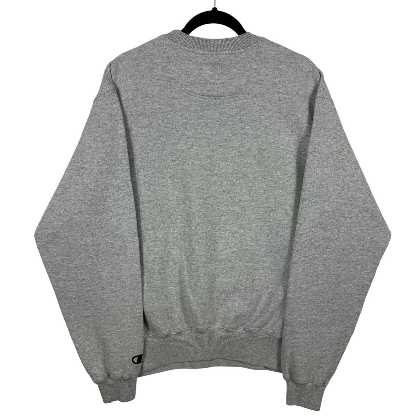 Champion Light Grey Butler Track & Field Cotton Crewneck Sweater Size M