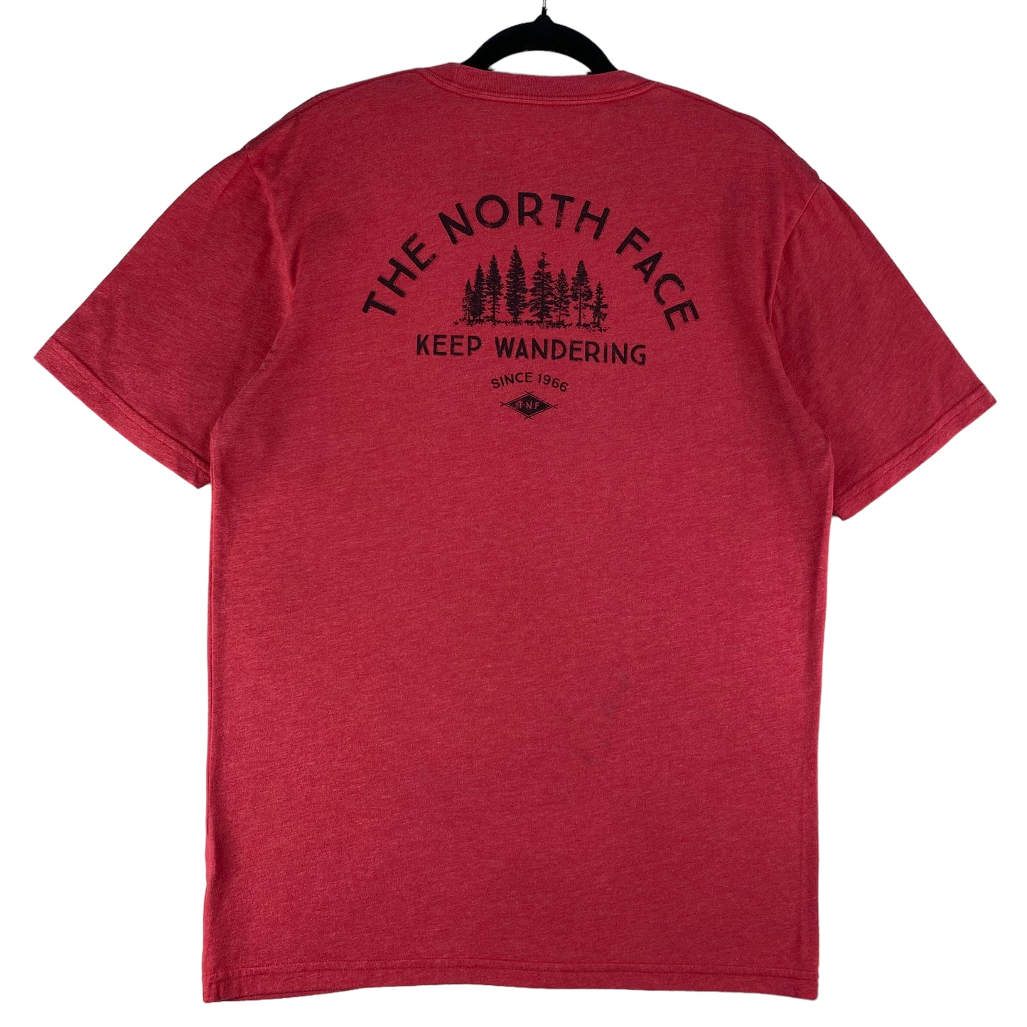 The North Face Coral Red Stretch Tee Shirt Size S