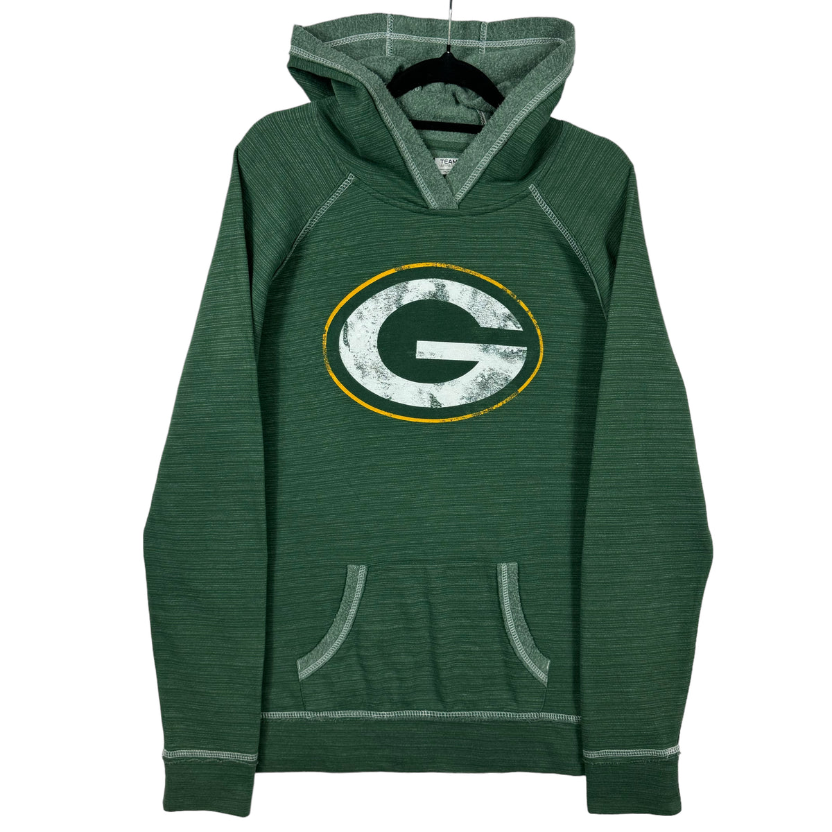 NFL Team Apparel Womens Green Bay Packers Cotton Hoodie Size L