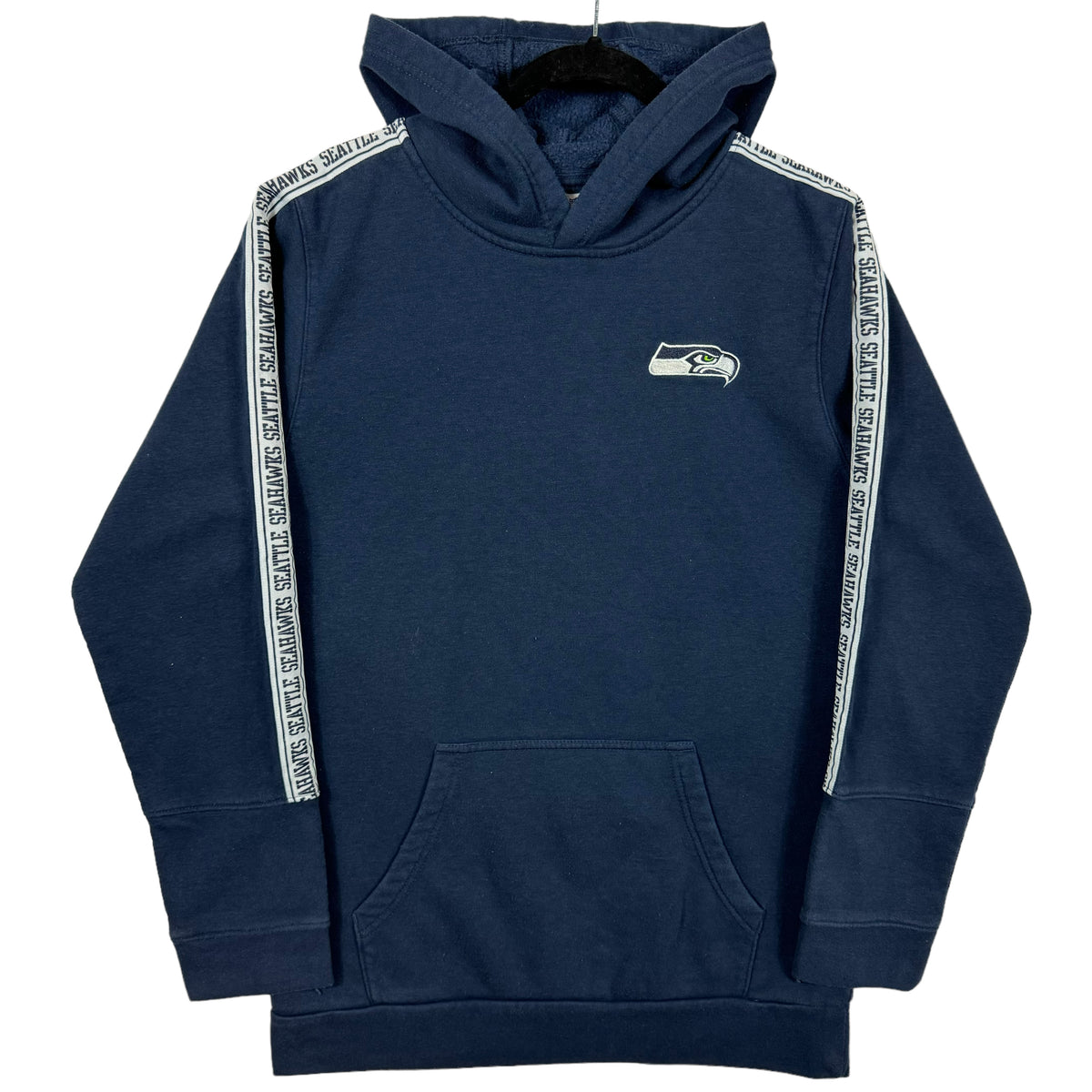 NFL Team Apparel Seattle Seahawks Dark Blue Cotton Hoodie Size XS