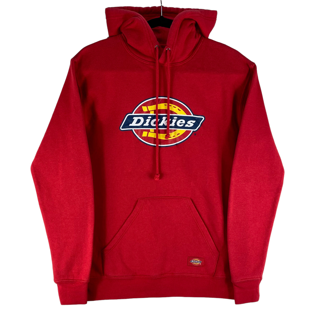 Dickies Red Fleece Monogram Pullover Hoodie Size XS