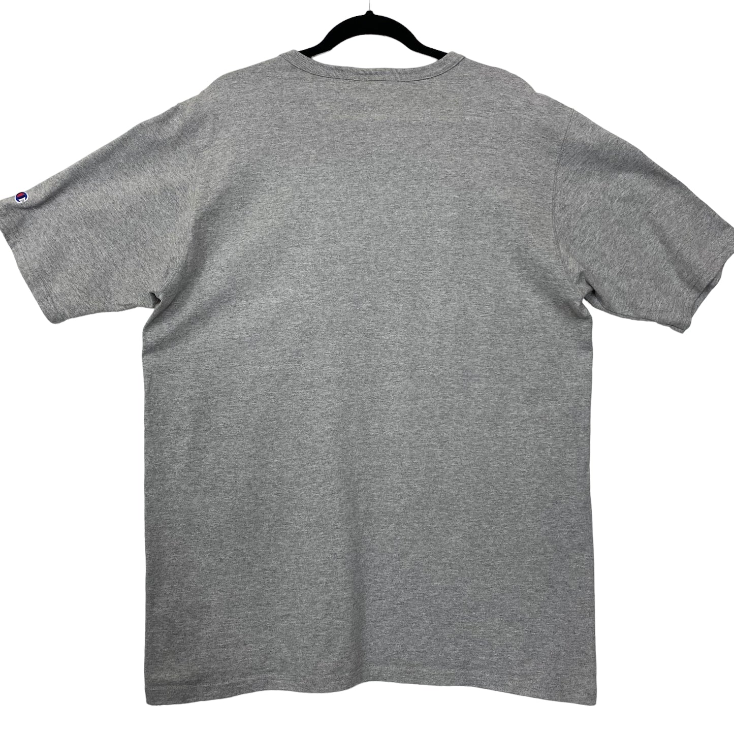 Vintage Champion 2000's Grey Embroidered Cotton Tee Shirt Size XL