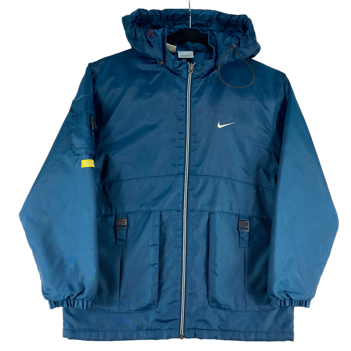 Vintage Nike 2000's Womens Nylon Quilted Jacket Size S